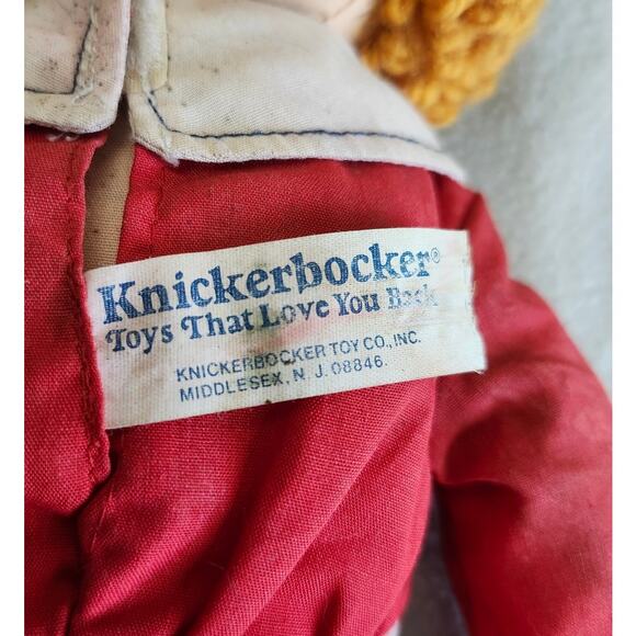 Vintage 1982 Knickerbocker Little Orphan Annie Plush Doll 16” Doggy Hardknock - Picture 5 of 7